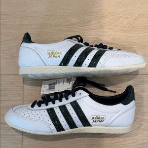 adidas Japan Sneakers White Green Gold JQ9062 Women’s Retro Low Top